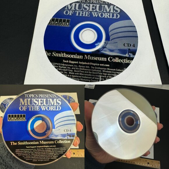 5 Vtg 2003 Topic Presents Museums of the World Virtual Visit Comp PC CD rom READ - Picture 3 of 7